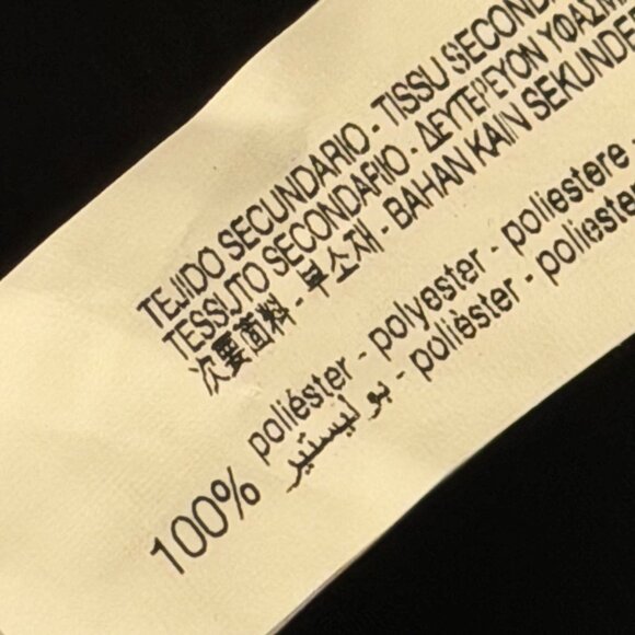 Zara Basic Black Pinstripe Long Sleeve Dress With Pockets Sz S Dress - Picture 5 of 12